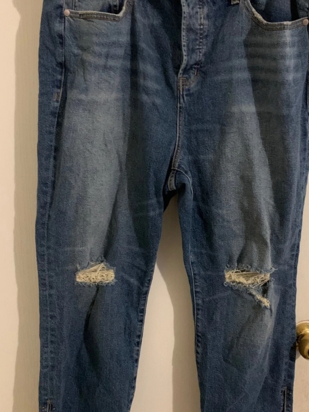 Torrid Womens high rise straight leg blue jeans size 20R